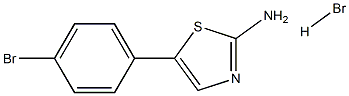 5-(4-bromophenyl)-1,3-thiazol-2-amine hydrobromide Struktur