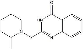 2-[(2-methylpiperidino)methyl]-4(3H)-quinazolinone Struktur