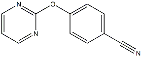 4-(2-pyrimidinyloxy)benzenecarbonitrile Struktur