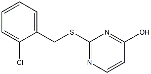 2-[(2-chlorobenzyl)thio]pyrimidin-4-ol Struktur