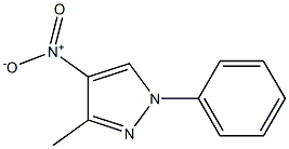 3-methyl-4-nitro-1-phenyl-1H-pyrazole Struktur