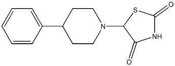 5-(4-phenylpiperidino)-1,3-thiazolane-2,4-dione Struktur