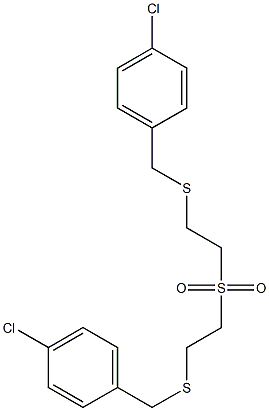 di{2-[(4-chlorobenzyl)thio]ethyl} sulfone Struktur