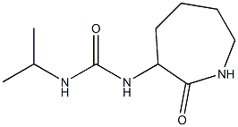 N-isopropyl-N'-(2-oxoazepan-3-yl)urea Struktur