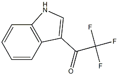 2,2,2-trifluoro-1-(1H-indol-3-yl)ethan-1-one Struktur