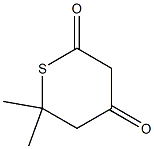 6,6-dimethyldihydro-2H-thiopyran-2,4(3H)-dione Struktur