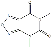 4,6-dimethyl-4,5,6,7-tetrahydropyrimido[4,5-c][1,2,5]oxadiazole-5,7-dione Struktur