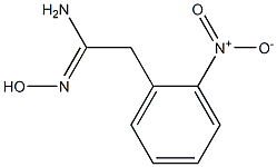 N'-hydroxy-2-(2-nitrophenyl)ethanimidamide Struktur