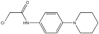 2-chloro-N-(4-piperidinophenyl)acetamide Struktur