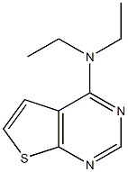 N4,N4-diethylthieno[2,3-d]pyrimidin-4-amine Struktur