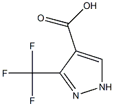 3-(trifluoromethyl)-1H-pyrazole-4-carboxylic acid Struktur