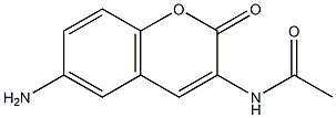 N1-(6-amino-2-oxo-2H-chromen-3-yl)acetamide Struktur