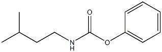 phenyl N-isopentylcarbamate Struktur