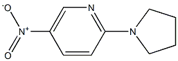 5-nitro-2-tetrahydro-1H-pyrrol-1-ylpyridine Struktur