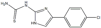 N-[4-(4-chlorophenyl)-1H-imidazol-2-yl]thiourea Struktur