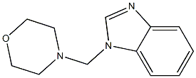 4-(1H-benzo[d]imidazol-1-ylmethyl)morpholine Struktur