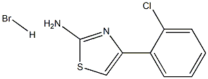 4-(2-chlorophenyl)-1,3-thiazol-2-amine hydrobromide Struktur