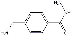 4-(aminomethyl)benzene-1-carbohydrazide Struktur