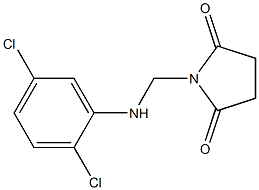 1-[(2,5-dichloroanilino)methyl]pyrrolidine-2,5-dione Struktur