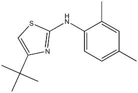 N2-(2,4-dimethylphenyl)-4-(tert-butyl)-1,3-thiazol-2-amine Struktur