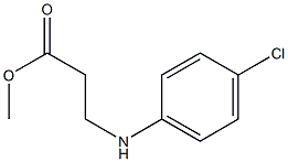 methyl 3-(4-chloroanilino)propanoate Struktur