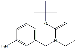 tert-butyl 3-aminobenzyl(ethyl)carbamate Struktur