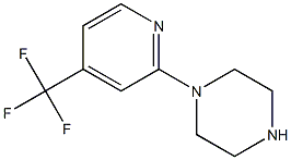 1-[4-(Trifluoromethyl)pyrid-2-yl]piperazine Struktur