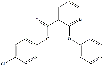 4-chlorophenyl 2-phenoxypyridine-3-carbothioate Struktur