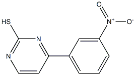 4-(3-Nitrophenyl)pyrimidine-2-thiol Struktur