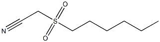 2-(hexylsulfonyl)acetonitrile Struktur