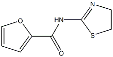 N2-(4,5-dihydro-1,3-thiazol-2-yl)-2-furamide Struktur