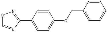 3-[4-(benzyloxy)phenyl]-1,2,4-oxadiazole Structure