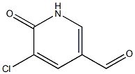 5-chloro-6-oxo-1,6-dihydro-3-pyridinecarbaldehyde Struktur