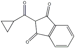 2-(cyclopropylcarbonyl)-1H-indene-1,3(2H)-dione Struktur