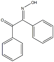 2-hydroxyimino-1,2-diphenylethan-1-one Struktur