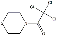 2,2,2-trichloro-1-(1,4-thiazinan-4-yl)ethan-1-one Struktur