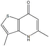 3,5-dimethyl-4,7-dihydrothieno[3,2-b]pyridin-7-one Struktur