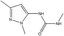 N-(1,3-dimethyl-1H-pyrazol-5-yl)-N'-methylurea Struktur