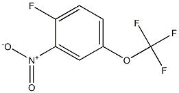 4-Fluoro-3-nitro(trifluoromethoxy)benzene Struktur