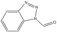 1H-1,2,3-benzotriazole-1-carbaldehyde Struktur