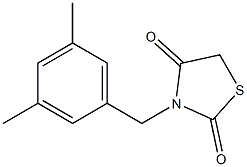 3-(3,5-dimethylbenzyl)-1,3-thiazolane-2,4-dione Struktur