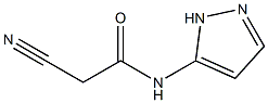 N1-(1H-pyrazol-5-yl)-2-cyanoacetamide Struktur