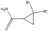 2,2-dibromocyclopropane-1-carboxamide Struktur