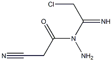 2-Chloro-N-(cyanoacetyl)acetamidrazone Struktur