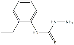 N-(2-ethylphenyl)hydrazinecarbothioamide Struktur