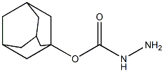 1-adamantyl hydrazine-1-carboxylate Struktur