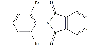 2-(2,6-dibromo-4-methylphenyl)isoindoline-1,3-dione Struktur