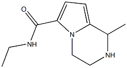 N-ethyl-1-methyl-1,2,3,4-tetrahydropyrrolo[1,2-a]pyrazine-6-carboxamide Struktur