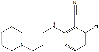 2-chloro-6-[(3-piperidinopropyl)amino]benzonitrile Struktur