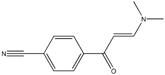 4-[3-(dimethylamino)acryloyl]benzonitrile Struktur